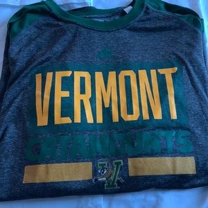 NWOT University of Vermont long sleeve Ultimate Climalite Tee